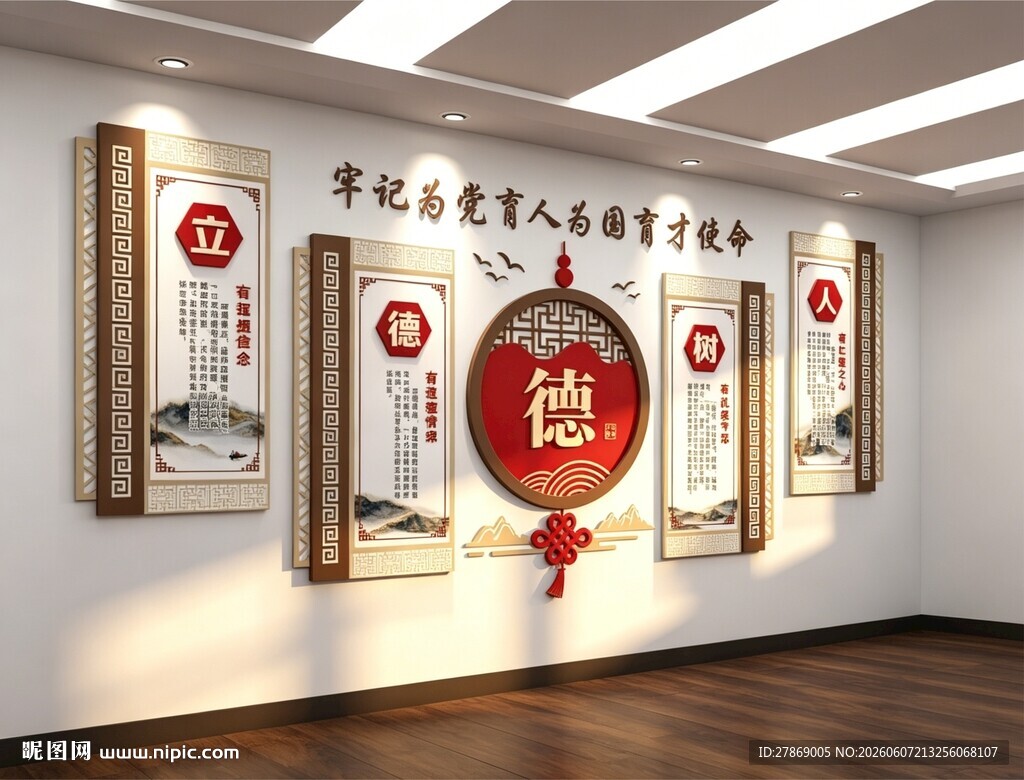 老教师办公室文化墙展板