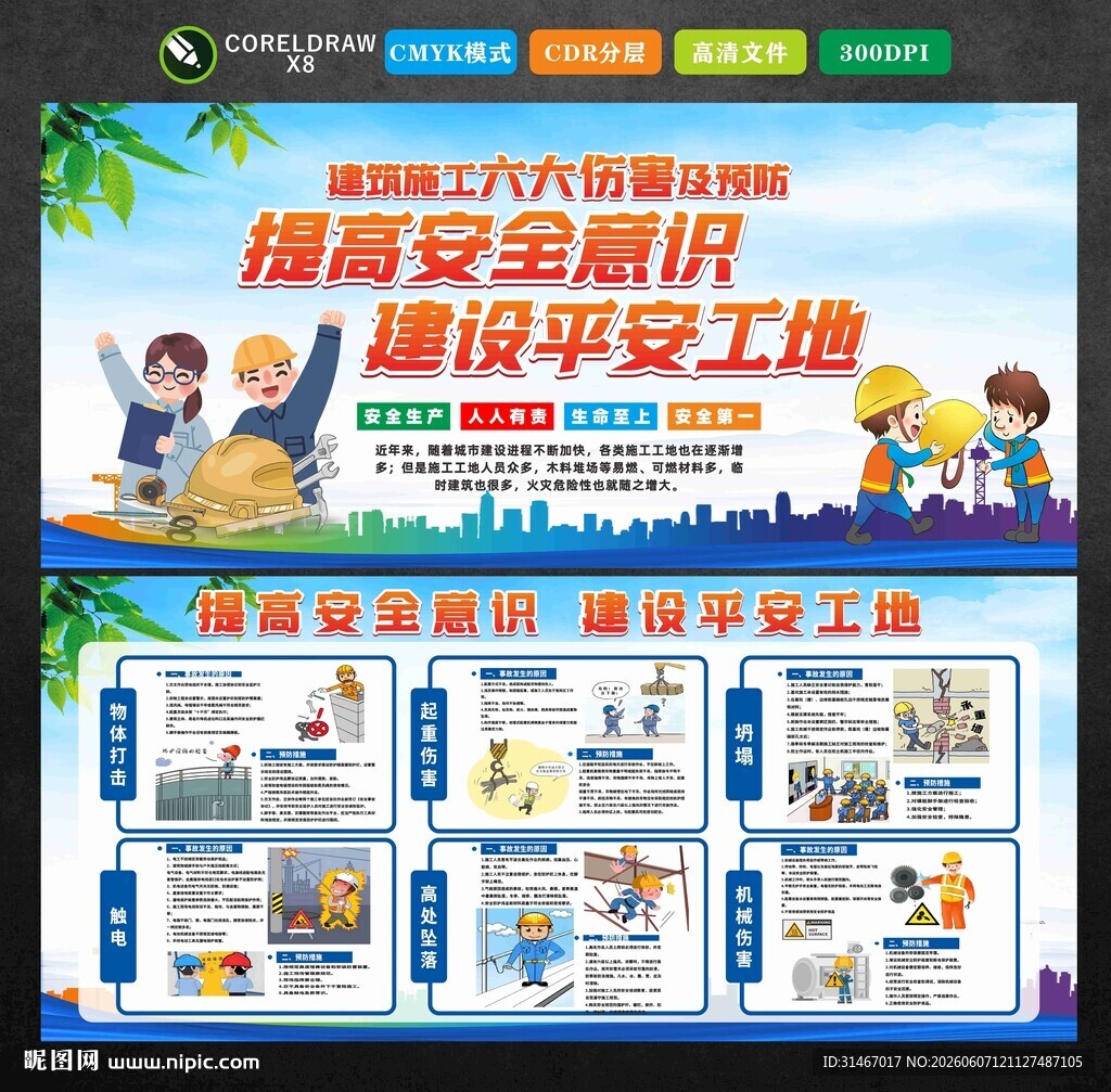 工地六大伤害预防