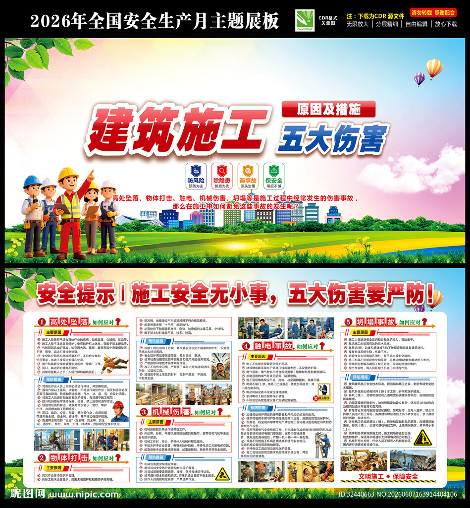 建筑施工五大伤害