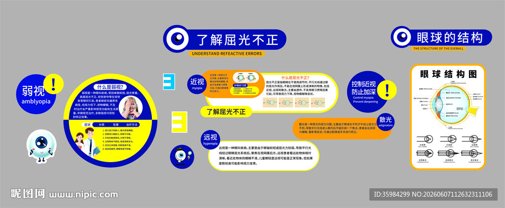 护眼文化墙