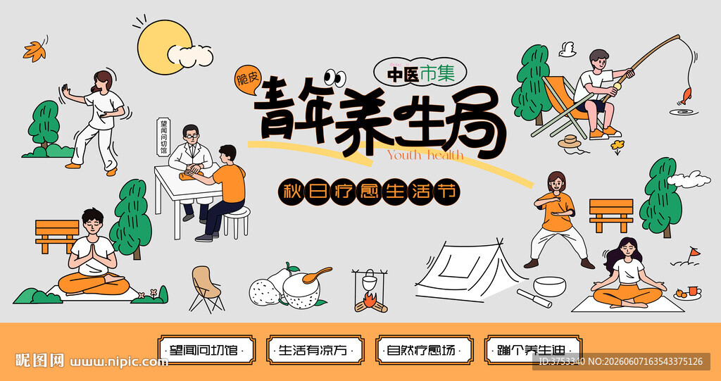 中医青年养生市集活动