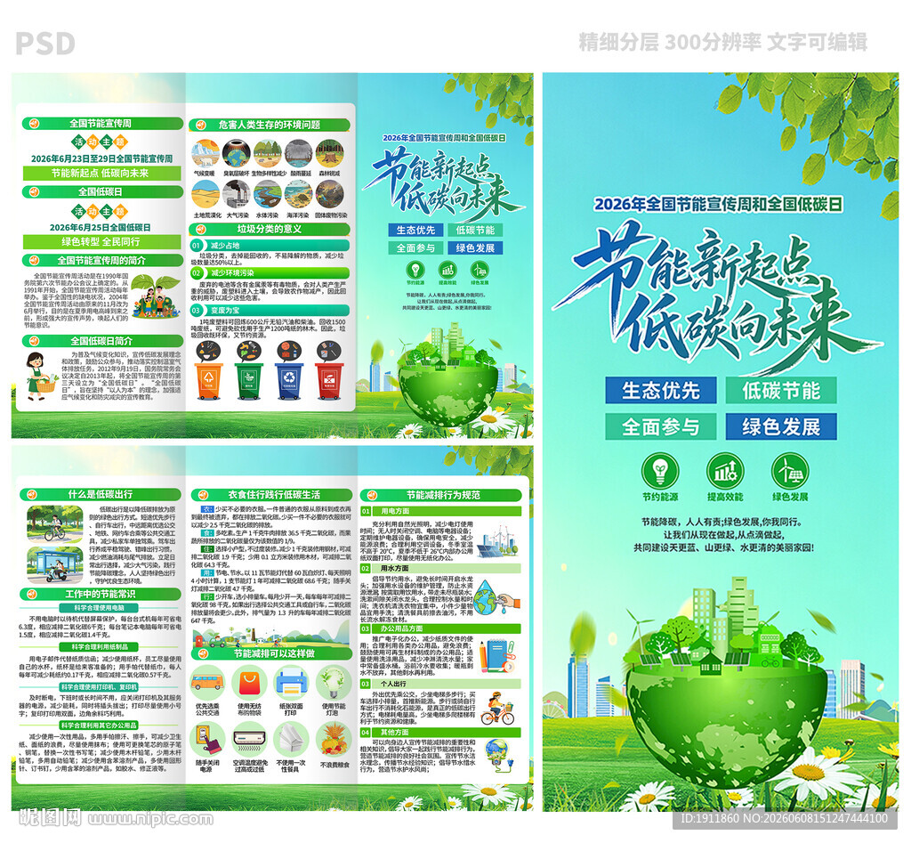 2026节能宣传周三折页