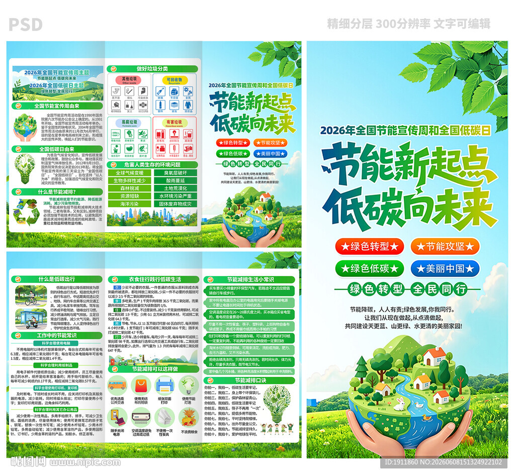2026节能宣传周三折页