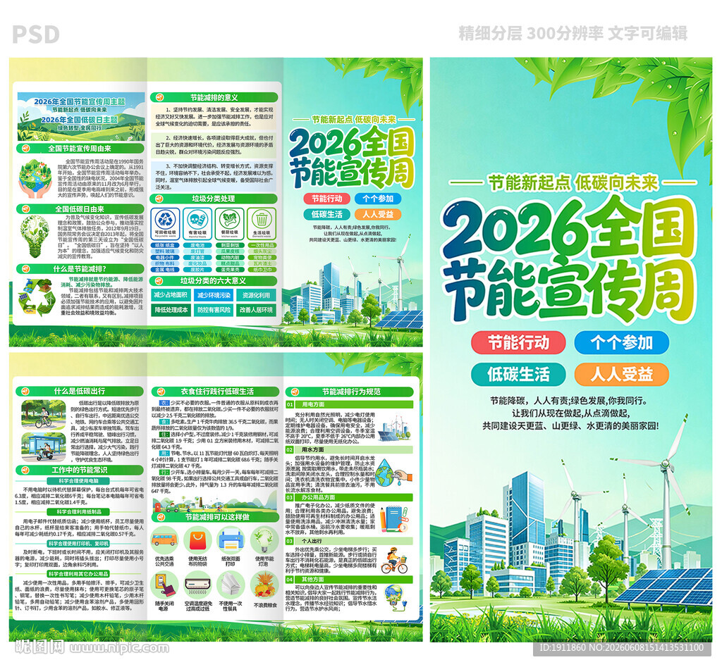 2026节能宣传周三折页