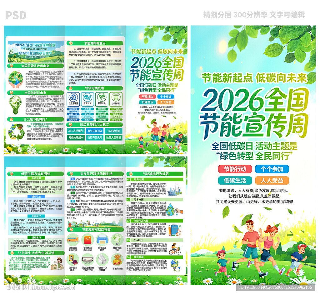 2026节能宣传周三折页