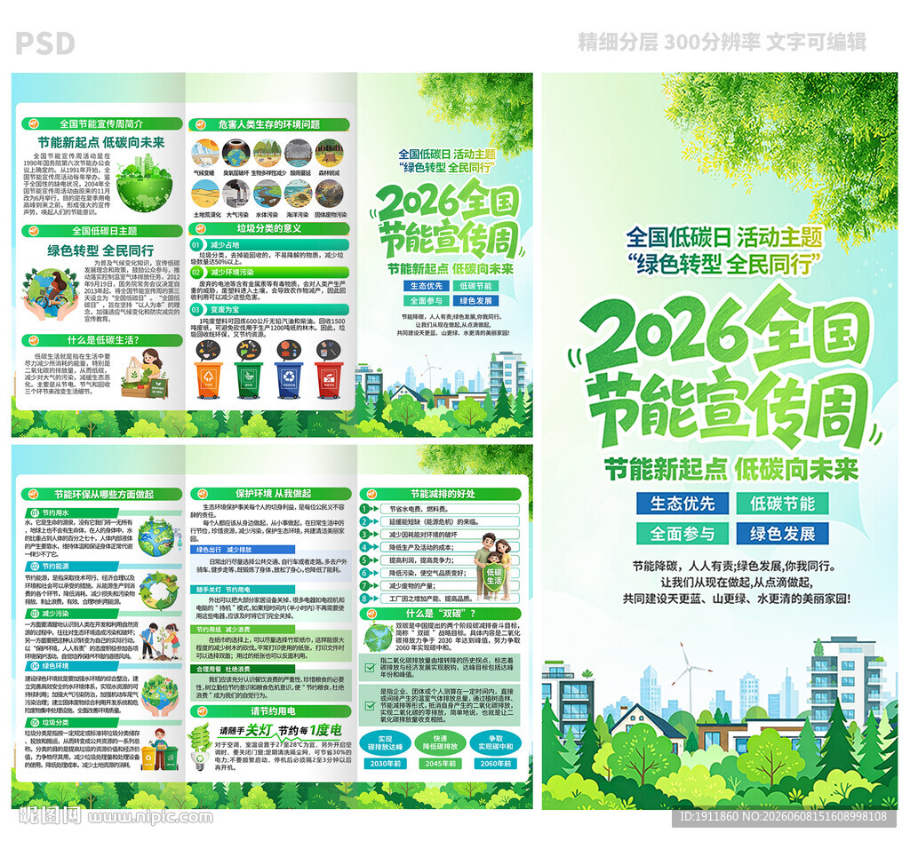 2026节能宣传周三折页