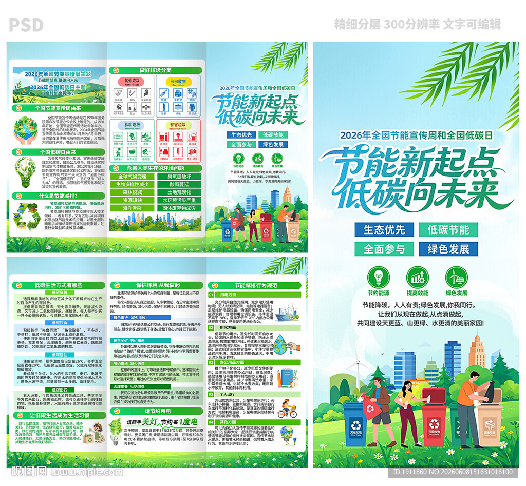 2026节能宣传周三折页