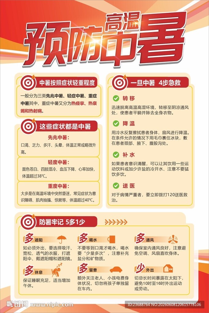 高温防中暑