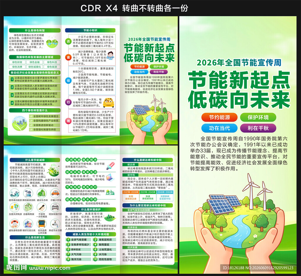 2026节能宣传周三折页
