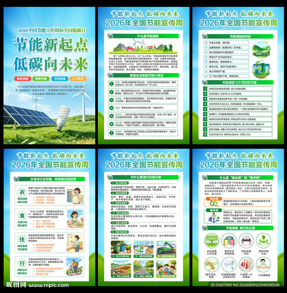 2026年全国节能宣传周展板