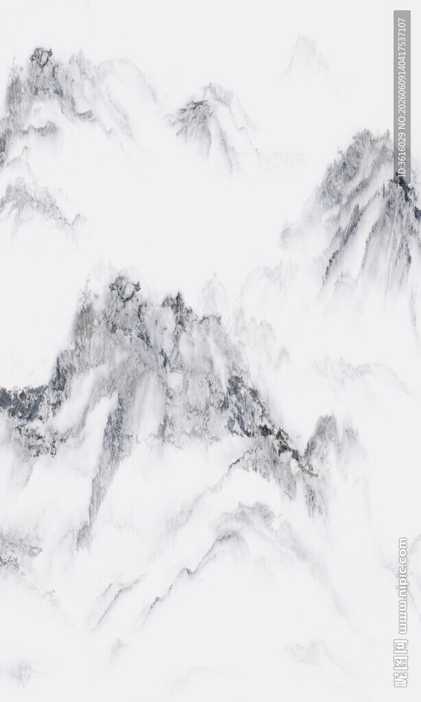 水墨山水意境图电视背景