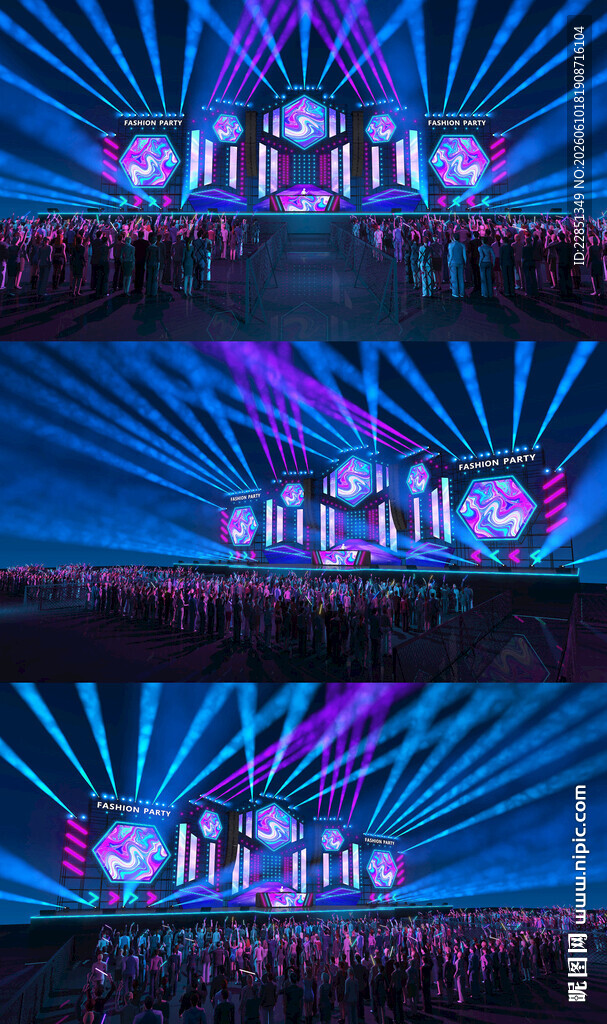 音乐节演唱会舞台设计