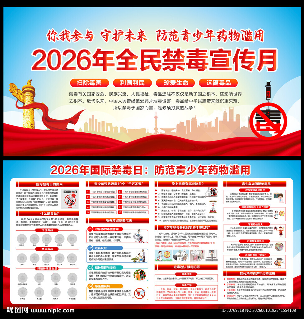2026禁毒宣传栏