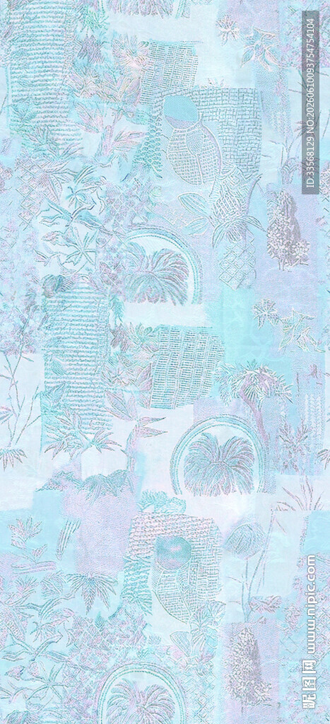 梦幻冰蓝渐变纹理背景