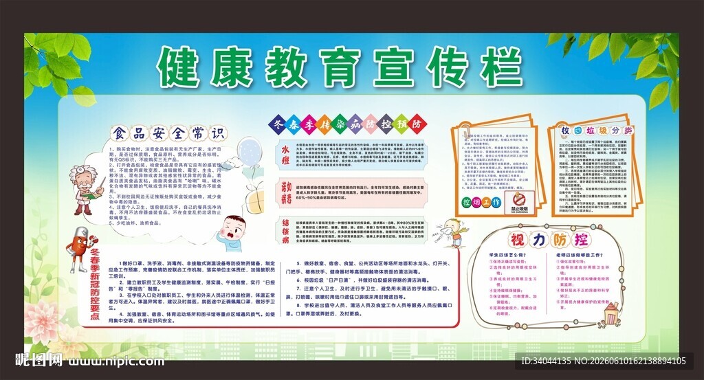 健康营养文化宣传栏