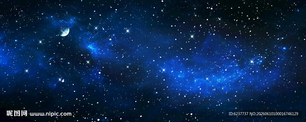 巨幅宇宙星空背景图