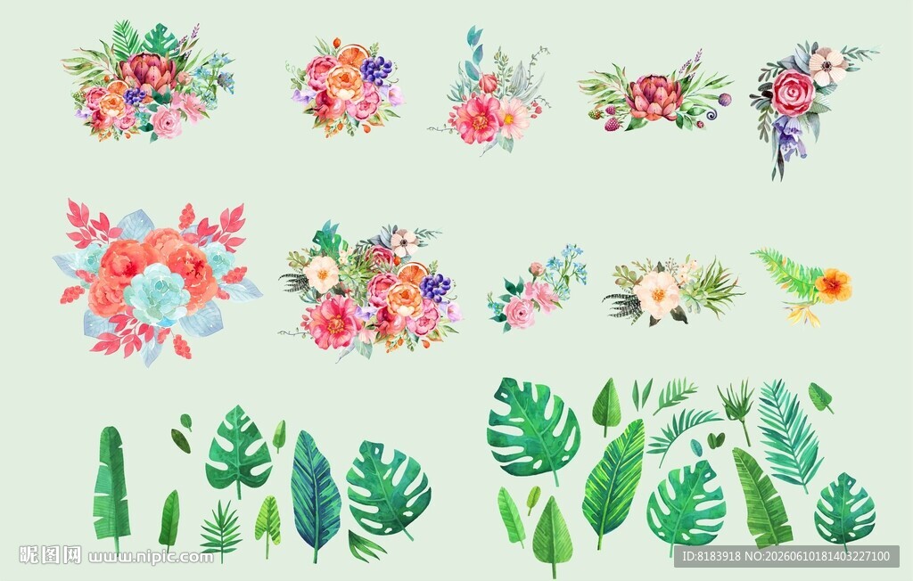 小清新花卉素材