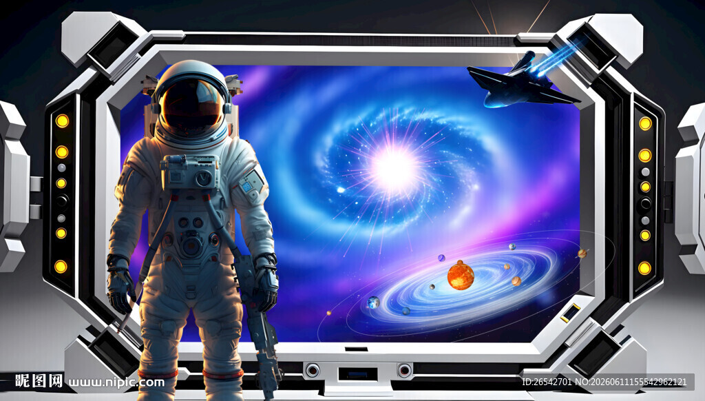 3D星空背景墙