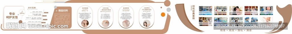 妇产医院医疗文化墙
