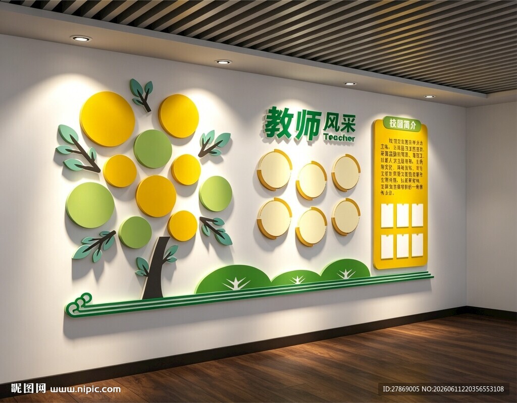 老教师风采墙照片墙