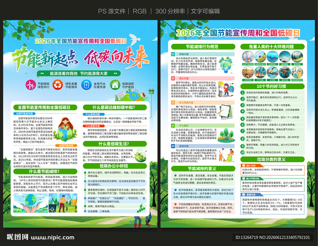 2026节能宣传单