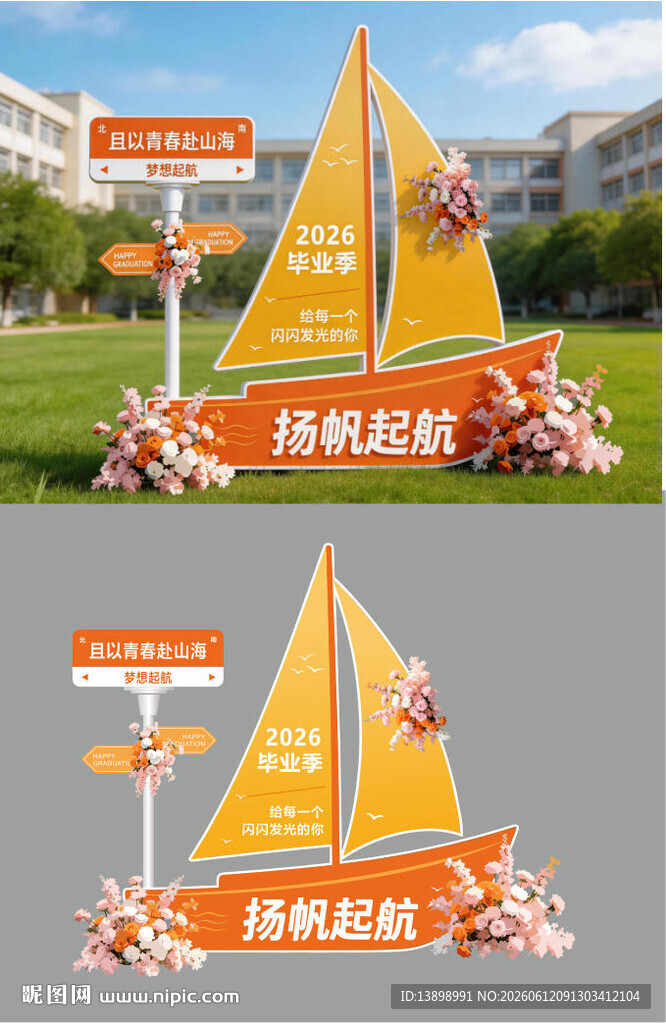 毕业美陈展示