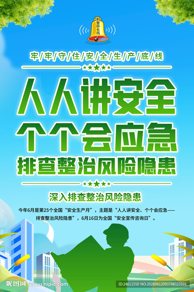 安全生产标语海报