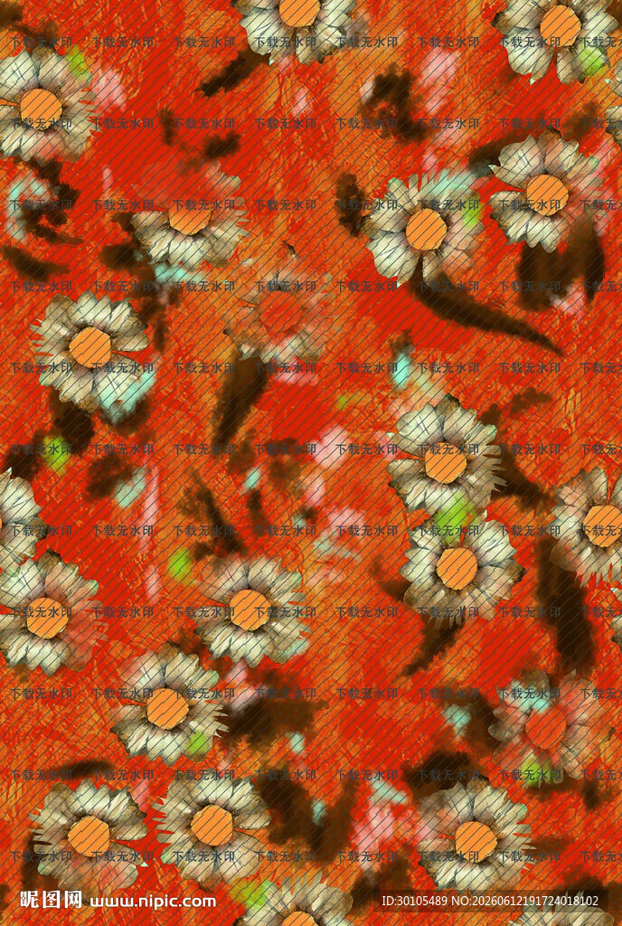 扎染 菊花