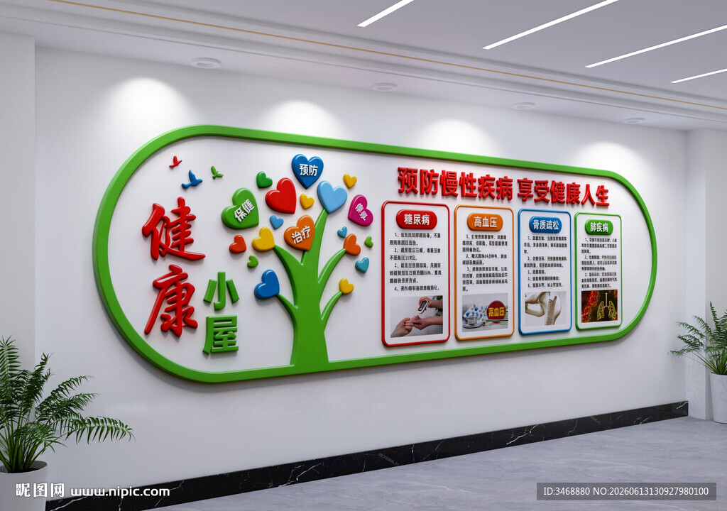 健康小屋文化墙