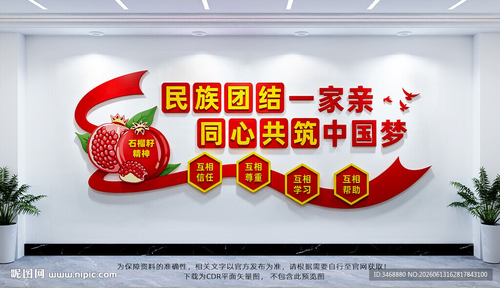 民族团结文化墙