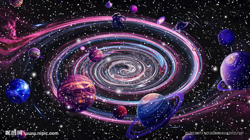 星空宇宙旋涡星球
