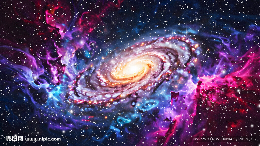 绚丽炫彩宇宙星空软膜天花吊顶