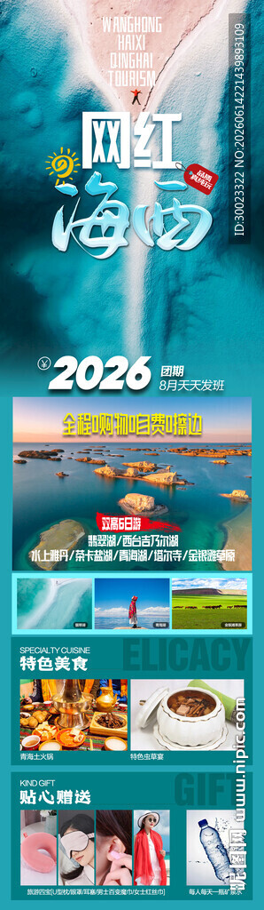甘青海西旅游图