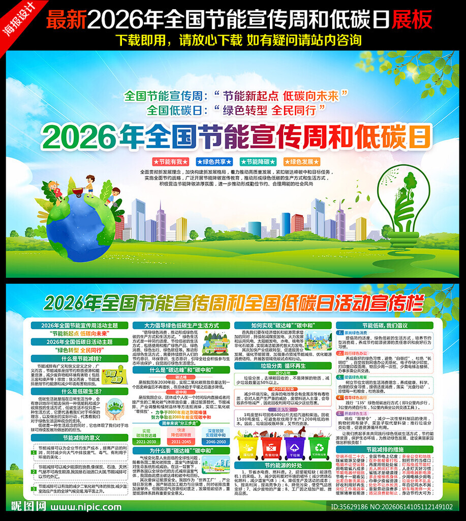 2026年全国节能宣传周宣传栏