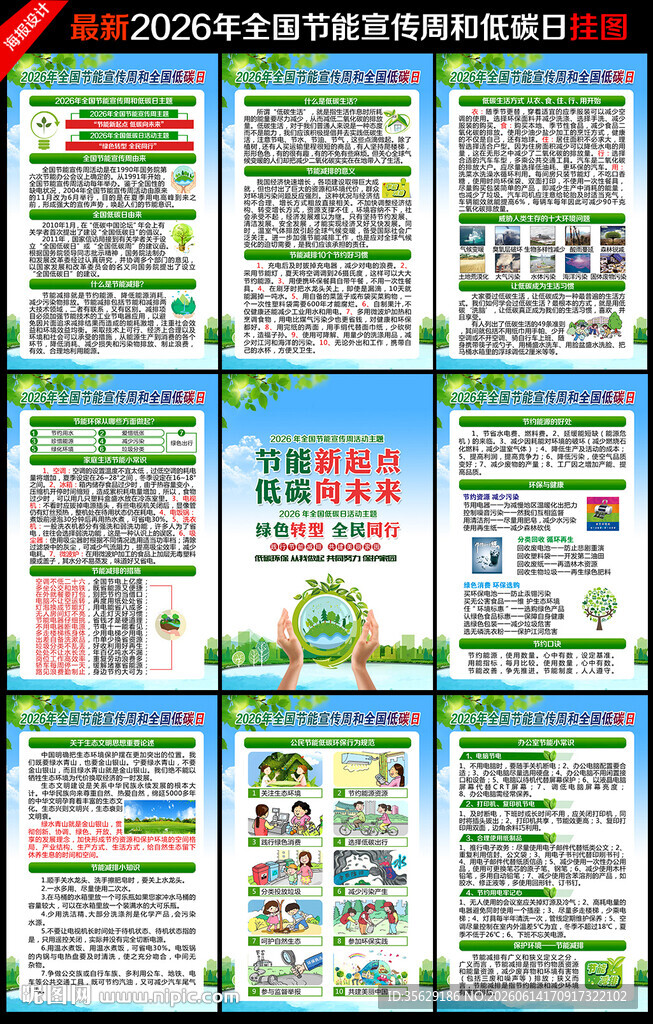 2026年全国节能宣传周挂图