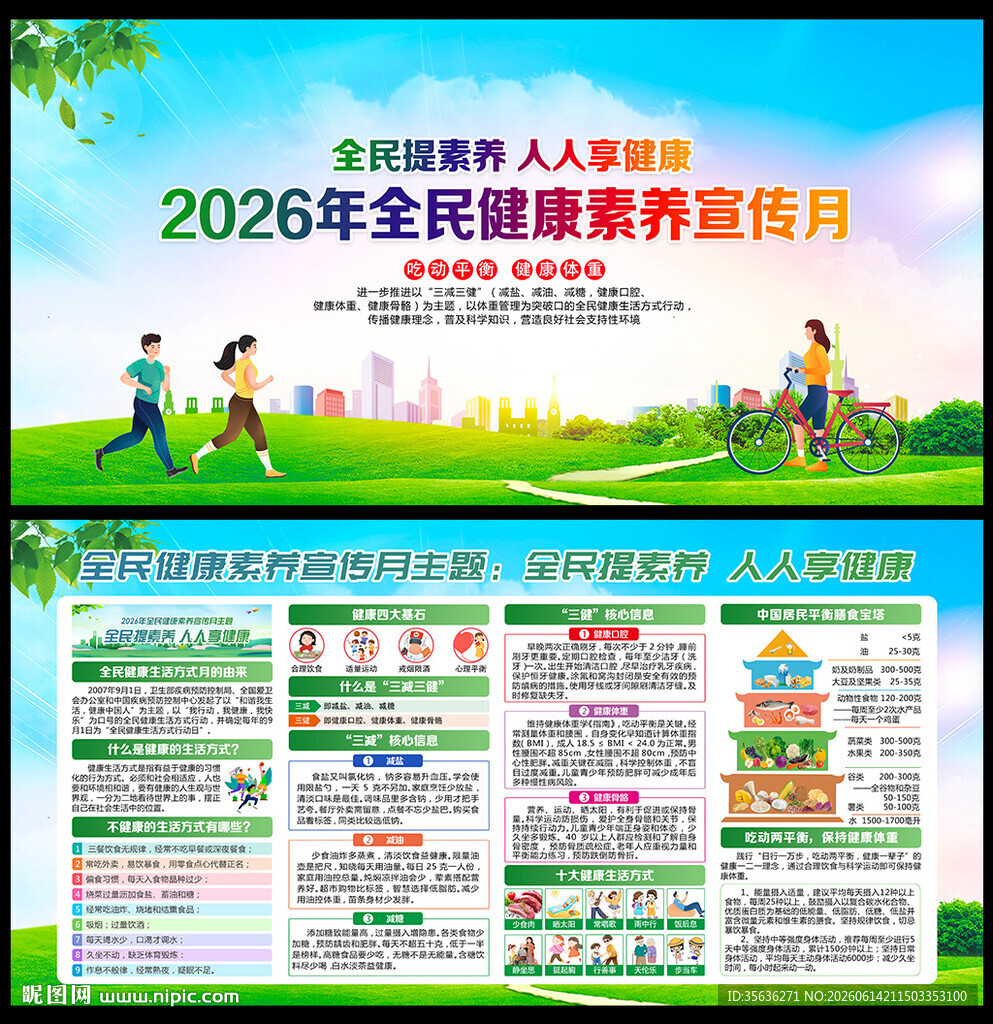 健康生活方式宣传月