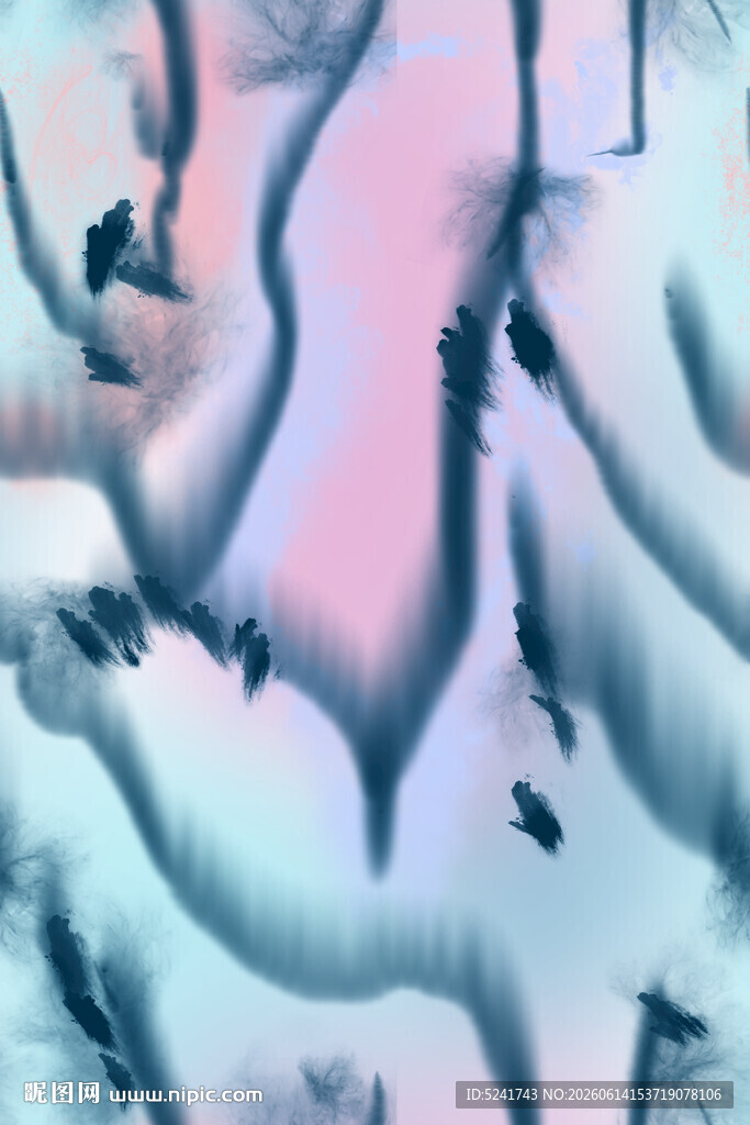 梦幻冰川纹理景观
