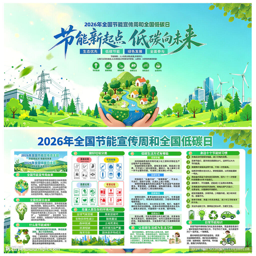 节能宣传周低碳日