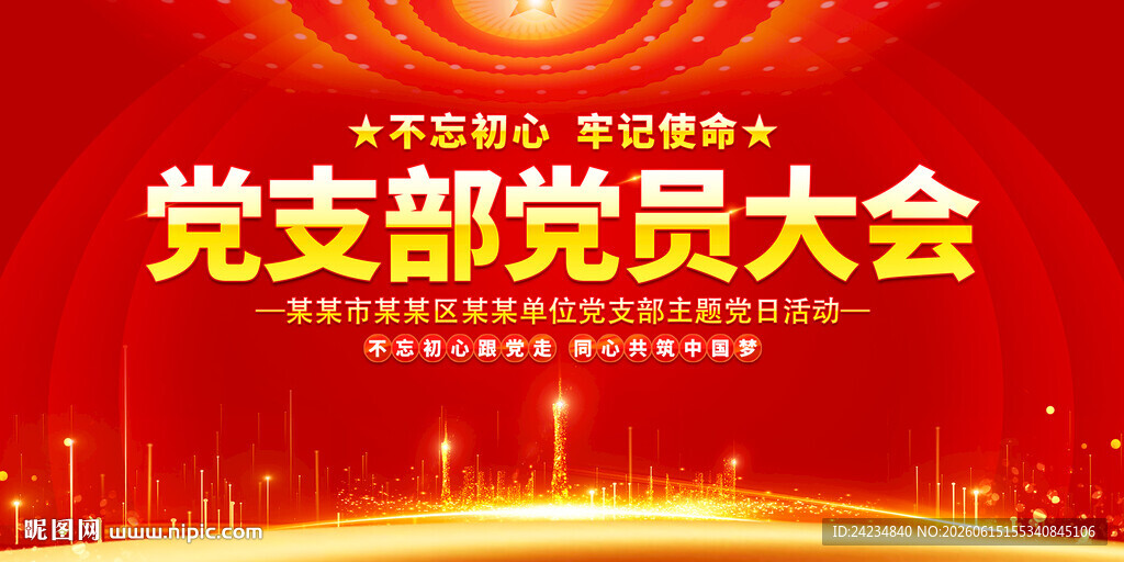 党支部党员大会