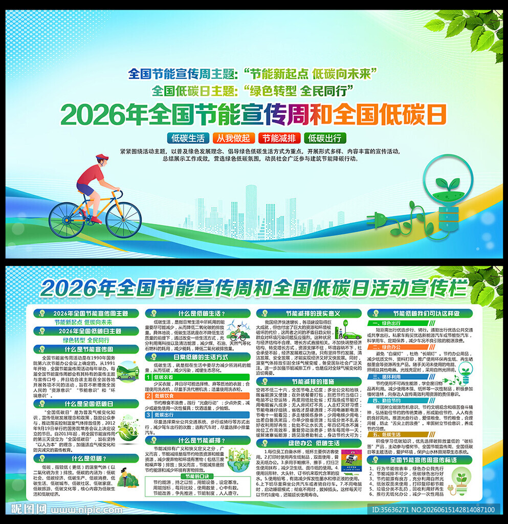 全国节能宣传周和全国低碳日