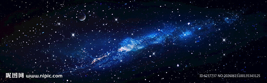 黑色星空背景墙图