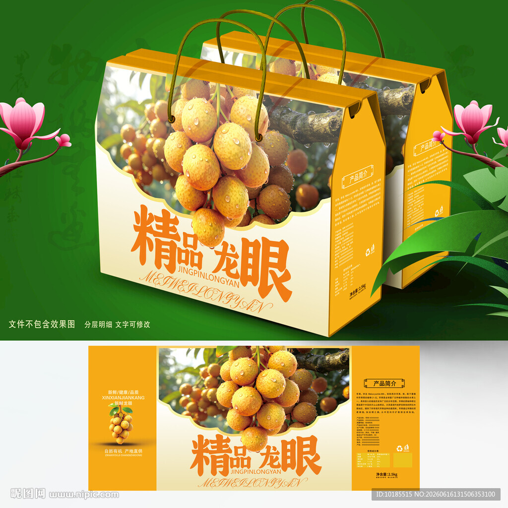 龙眼包装 桂圆礼盒