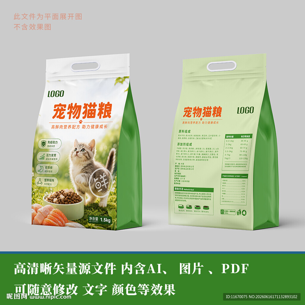 猫粮包装