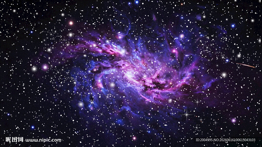 紫色星空