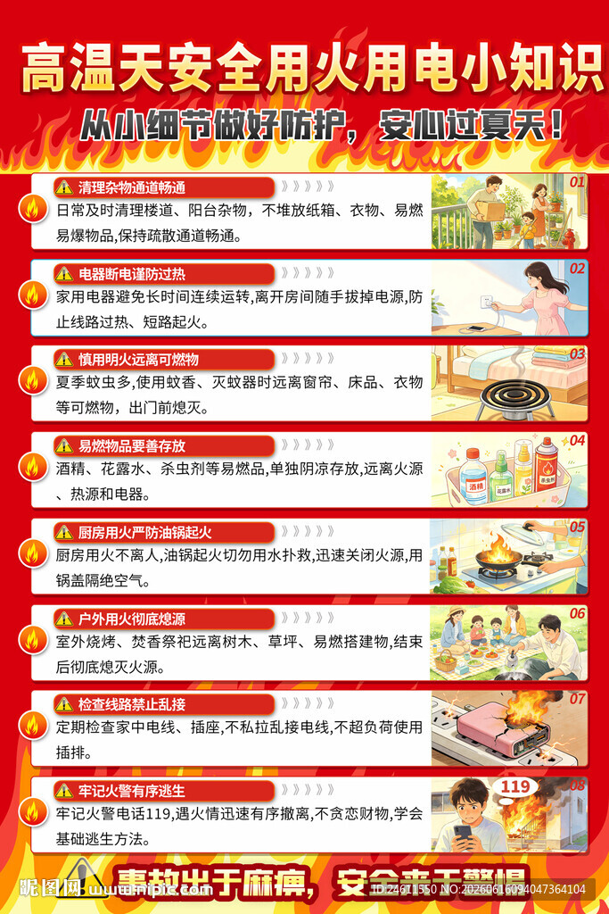 消防安全用电用火小知识