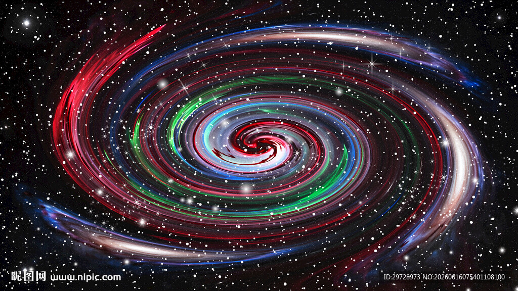 绚丽炫彩星空旋涡