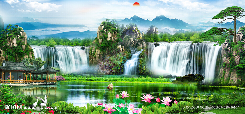 山水风景画