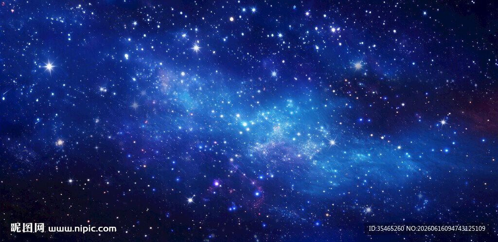 蓝色星空软膜天花灯箱