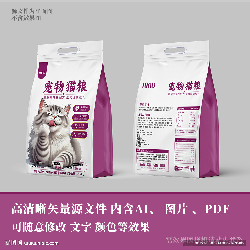 猫粮包装袋