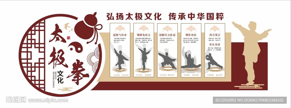 太极拳 文化展板